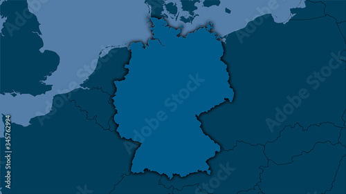 Germany  solid - dark glow