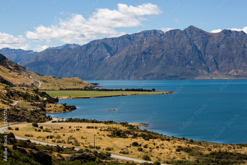 
Lake Hawea in the South Island of New Zealand
