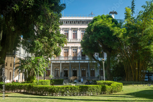 Catete Palace. Rio de Janeiro, Brazil on June 23, 2018. Museu da Republica, dedicated to the history of the Brazilian republic photo
