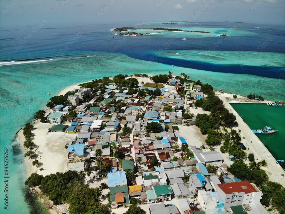 Aerial photo of Gulhi Island