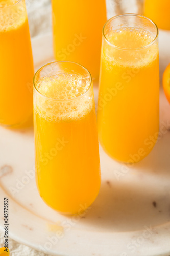 Boozy Champagne Mimosa with Orange Juice