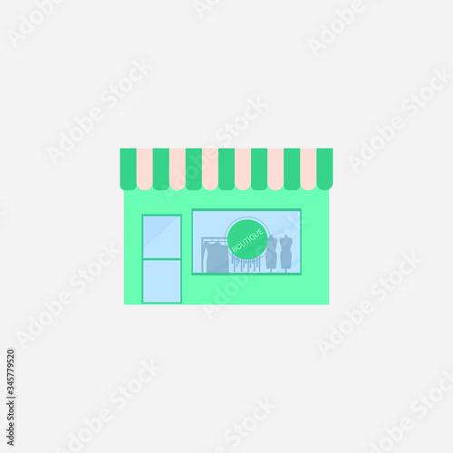 boutıque icon graphic element Illustration template design