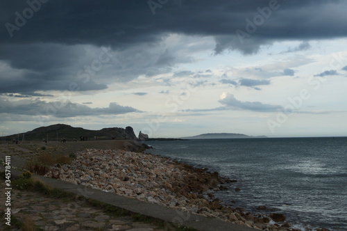 Bay coast in Ireland