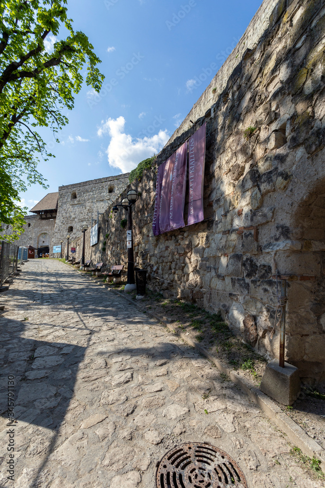 Entrance of the Eger Castle in Hungary