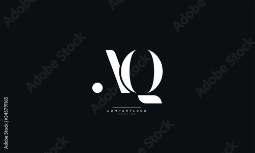 AQ Letter Logo Design Icon Vector Symbol
