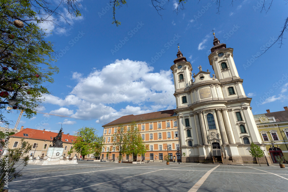 Fototapeta premium Minorite church in Eger, Hungary