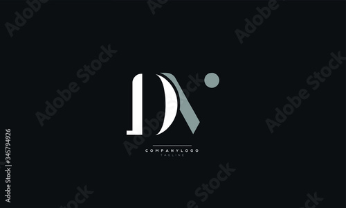 DV Letter Logo Design Icon Vector Symbol