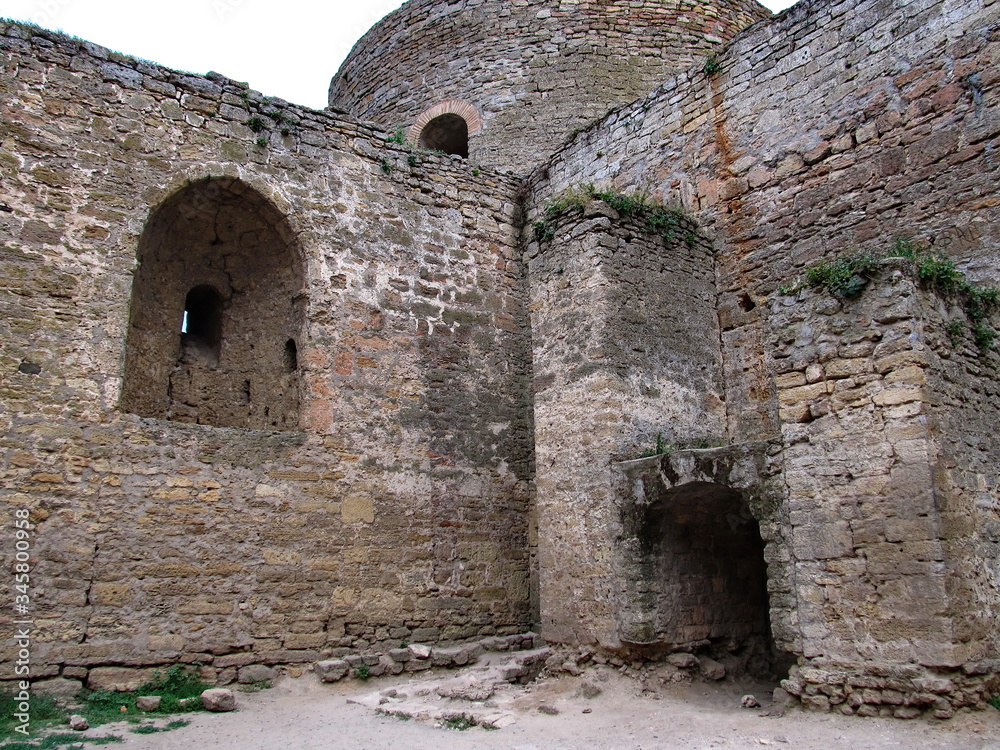 Akkerman fortress, courtyard. Belgorod-Dniester.