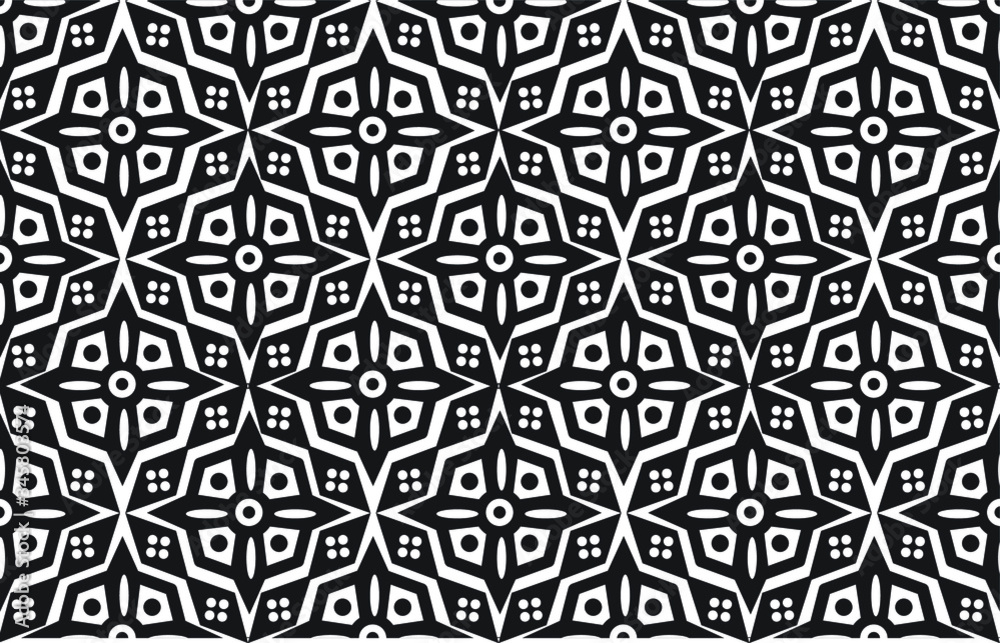 Indonesian batik motifs with very distinctive plant patterns,Vector Indonesian batik motifs with very distinctive plant patterns,Vector
