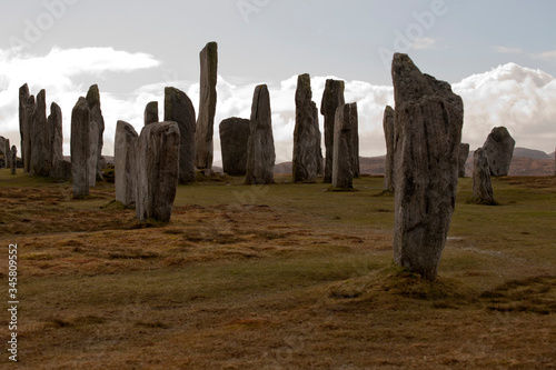 The Callanish Stones  on the west coast of Lewis in the Outer Hebrides, Scotland.