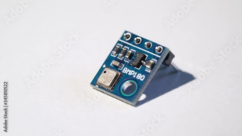 BMP180 sensor for temperature and pressure, thermometer and barometer electronic photo