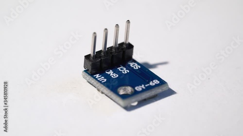 BMP180 sensor for temperature and pressure, thermometer and barometer electronic photo