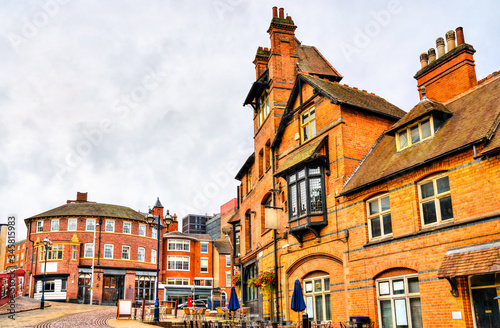 Traditional architecture in Nottingham, East Midlands, UK