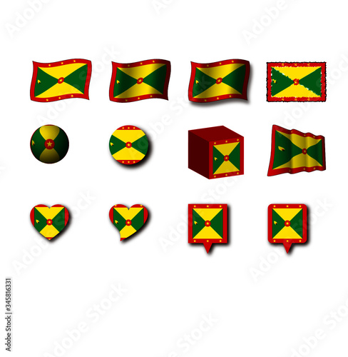 デザイングレナダ国旗 | Design Flag of Grenada