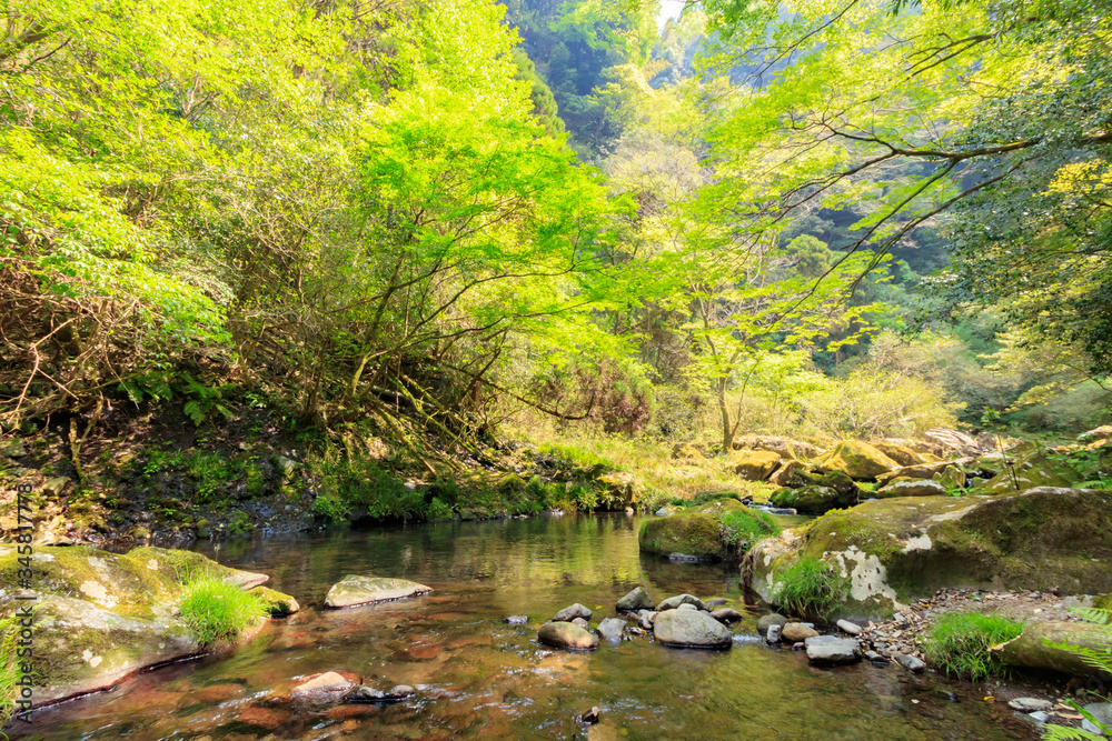 福貴野の滝にある渓谷 大分県宇佐市 Fukino waterfall (Canyou) Ooita Usa city 福貴野の滝にある渓谷 大分県宇佐市 Fukino waterfall (Canyou) Ooita Usa city