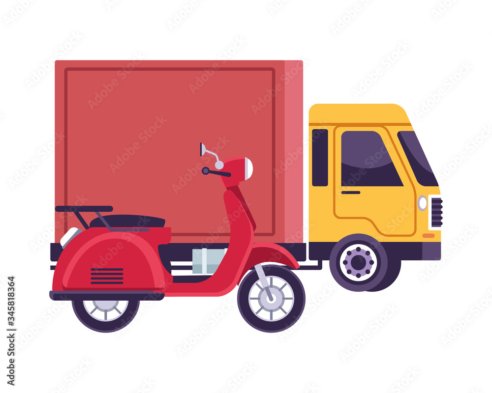truck and motorcycle delivery service