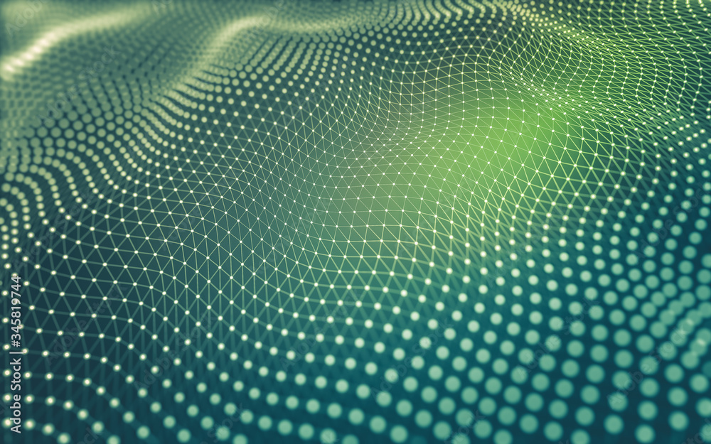 Abstract background. Molecules technology with polygonal shapes, connecting dots and lines. Connection structure. Big data visualization. Abstract background. Molecules technology with polygonal shapes, connecting dots and lines. Connection structure. Big data visualization.