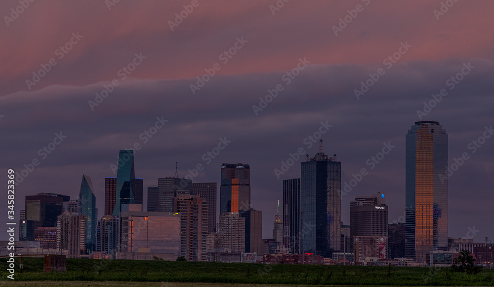 Fototapeta premium Dallas Skyline