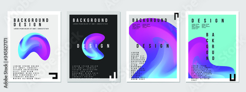 abstract background Poster template.Trendy Abstract gradient Colorful and vivid Geometric and liquid Vector Illustration with Typography for Cover, book, social media story,Magazine, and Page Layout 