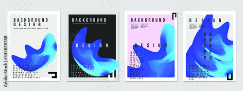 abstract background Poster template.Trendy Abstract gradient Colorful and vivid Geometric and liquid Vector Illustration with Typography for Cover, book, social media story,Magazine, and Page Layout 