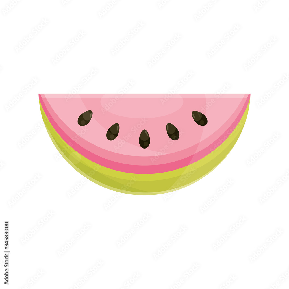 tropical slice watermelon fruit fresh food flat style icon tropical slice watermelon fruit fresh food flat style icon