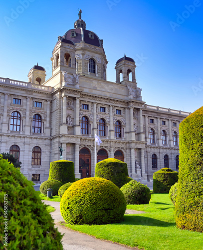 Vienna, Austria - May 18, 2019 - The Naturhistorisches Museum or Natural History Museum located in Vienna, Austria.