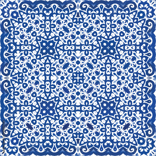 Ceramic tiles azulejo portugal.