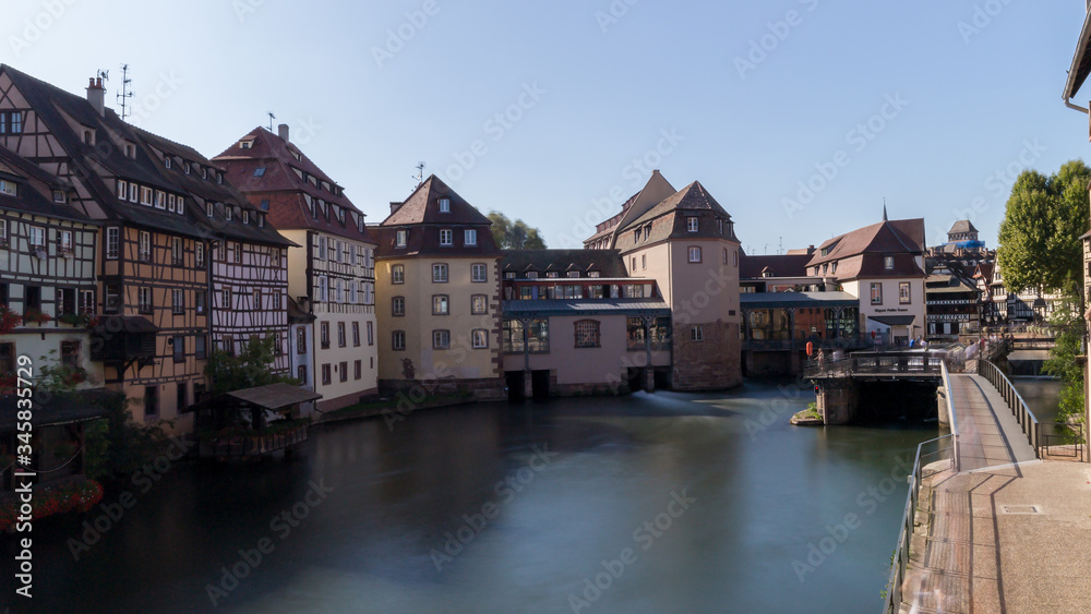 Summer photography of Petite France in Strasbourg