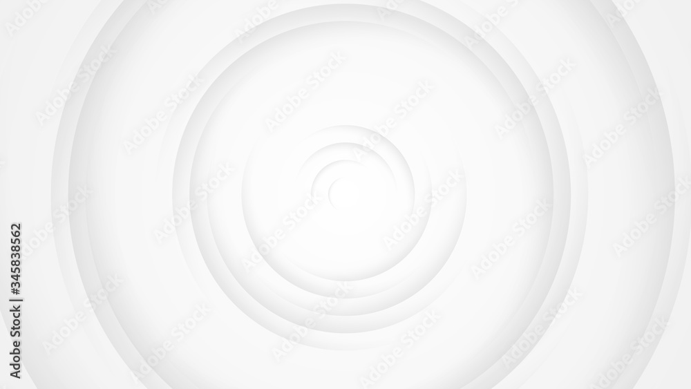 White gray circles abstract background.3D illustration with paper cut style. White gray circles abstract background.3D illustration with paper cut style.