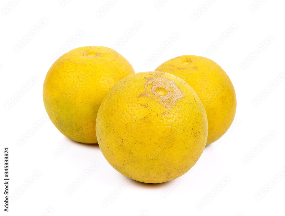 Fresh orange fruit isolated on white background Fresh orange fruit isolated on white background