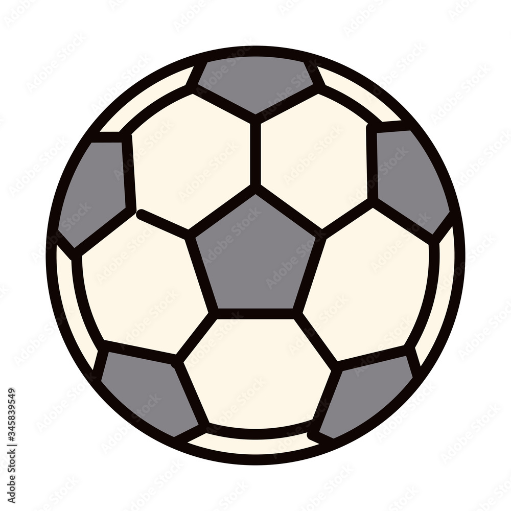 football ball equipment sport line and fill icon football ball equipment sport line and fill icon