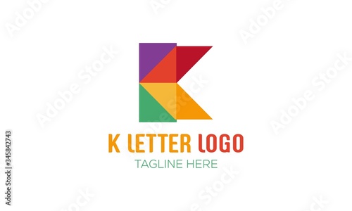 K letter logo, Letter K Logo Icon Vector Template