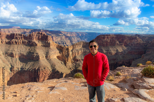 Men in grand canyon