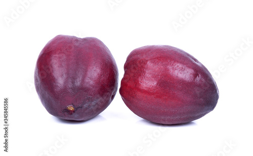 Pomerac, Malay Apple isolated on white background