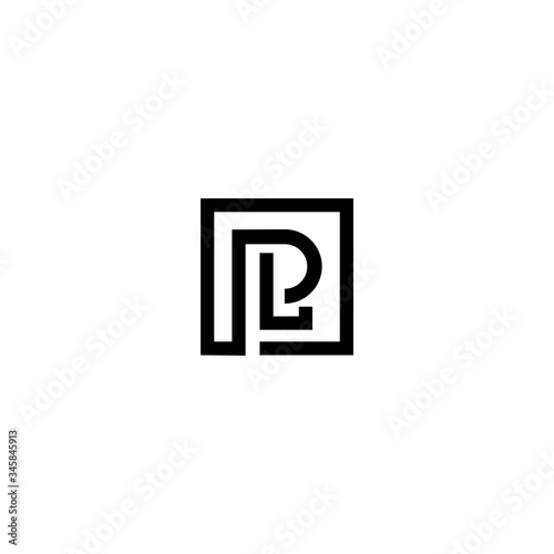 PL LP Letter Logo Design Vector Template.