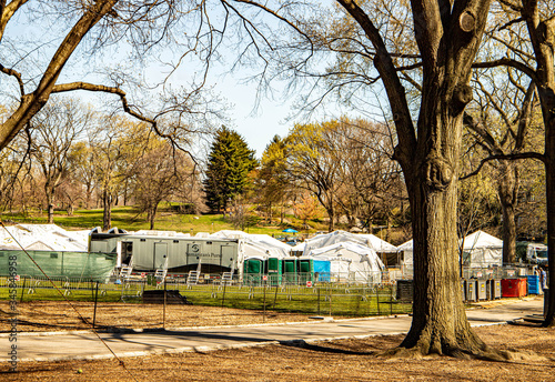 Samaritan's Purse respiratory care unit in Central Park of New York