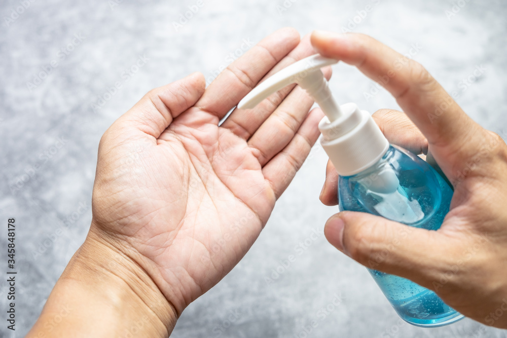 People are using hand gel to washing hands for clean from dirt such as covid-19 or corona viruses. People are using hand gel to washing hands for clean from dirt such as covid-19 or corona viruses.