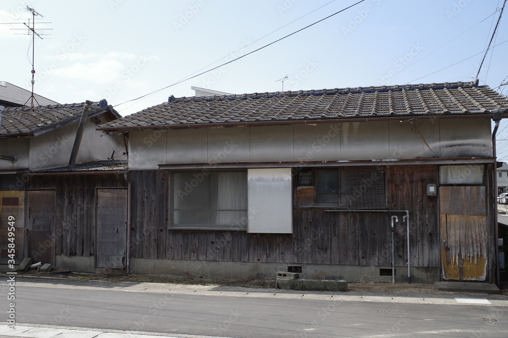 日本の岡山の古くて美しい建物