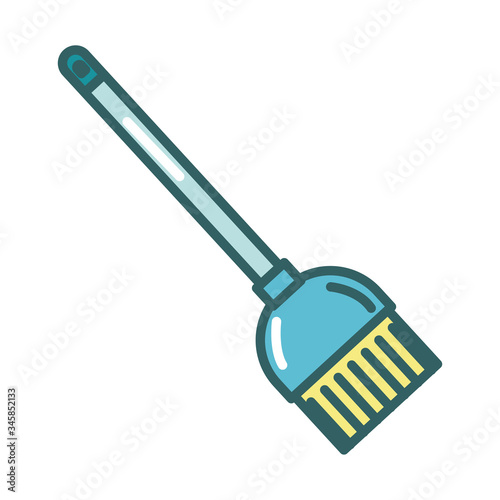 broom tool cleaning fill style