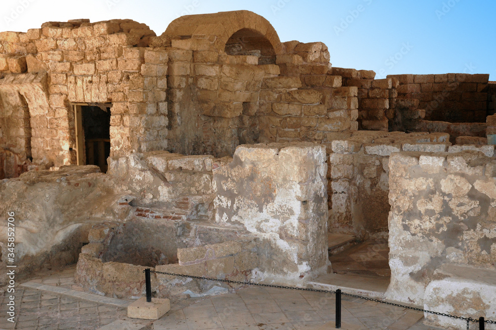 Ancient Ruins in Caesarea, Israel