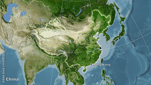 Photography China, satellite B - composition