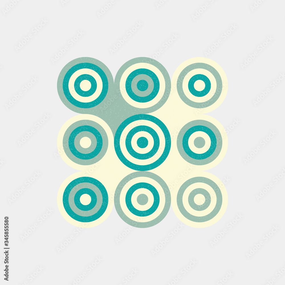 Colour Dots Universe Logo art design illustration Colour Dots Universe Logo art design illustration