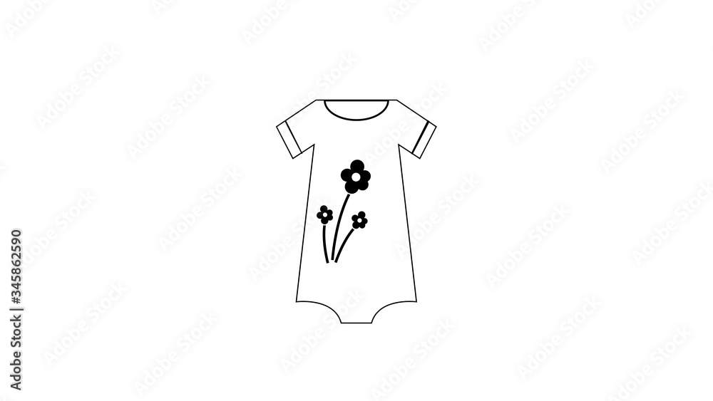 illustration of clothes for children, illustration of clothes for children,