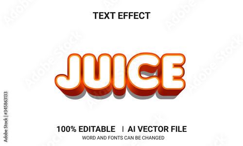 Editable text effects-Juice text effects