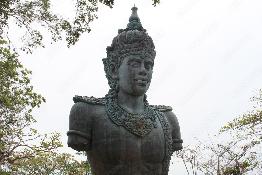 Body of Wisnu statue in Garuda Wisnu Kencana (GWK) cultural park in Bali, Indonesia.