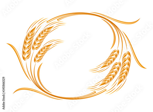 Symbol of a gold ear of wheat.