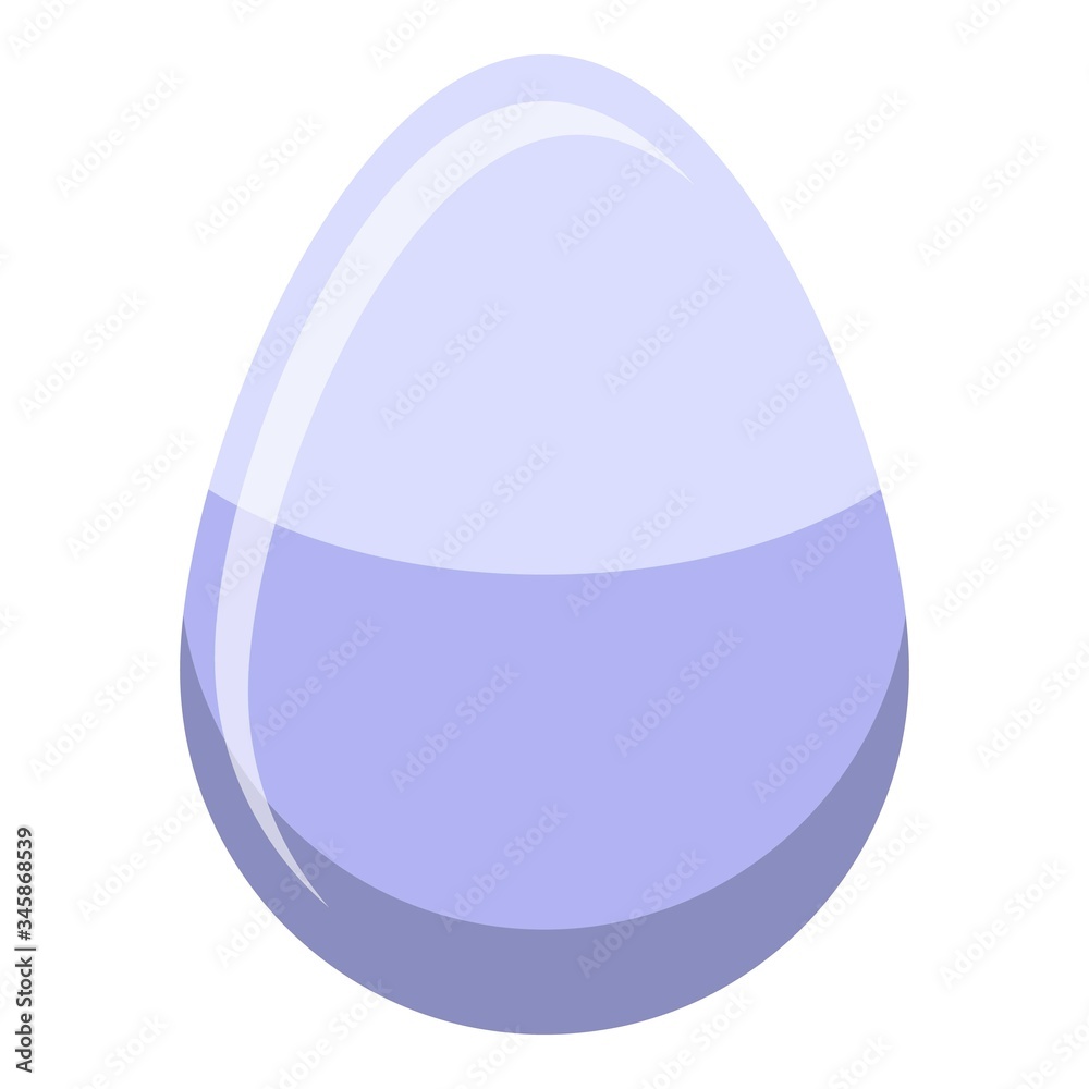 Ostrich egg icon. Isometric of ostrich egg vector icon for web design isolated on white background Ostrich egg icon. Isometric of ostrich egg vector icon for web design isolated on white background