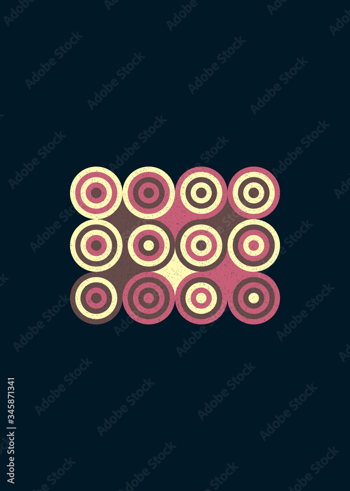 Colour Dots Universe Logo art design illustration