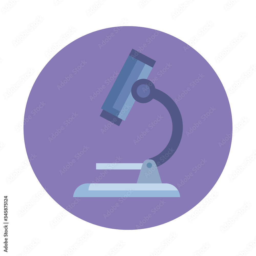 microscope laboratory accessory isolated icon vector illustration design microscope laboratory accessory isolated icon vector illustration design