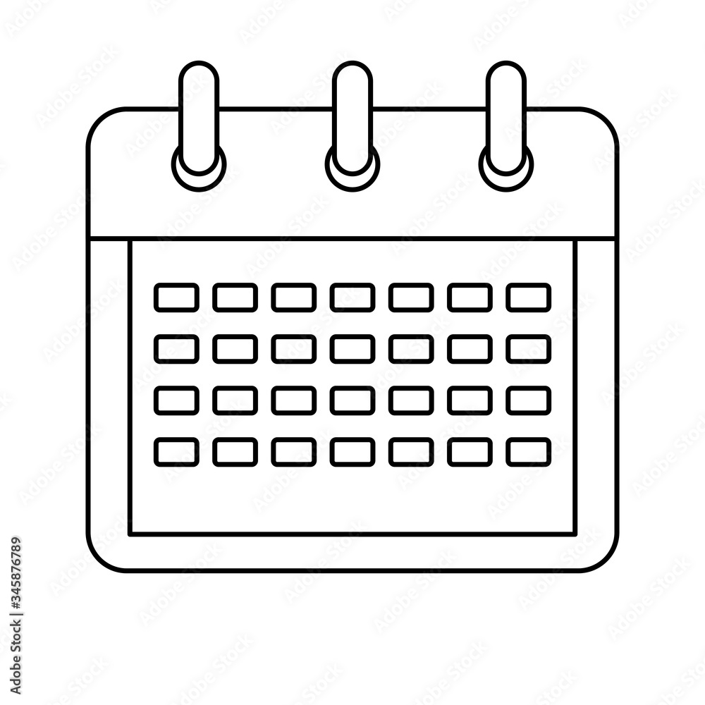 calendar reminder date isolated icon vector illustration design calendar reminder date isolated icon vector illustration design